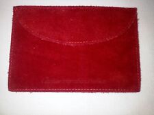 Cartier service - pochette in velluto rosso
