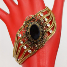 LAZZARI , BRACCIALE MADE IN ITALY - FIRENZE - OSSIDIANA