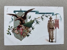 O.) Cartolina militare Distretto Reggio Emilia STRAPPO IN ANGOLO