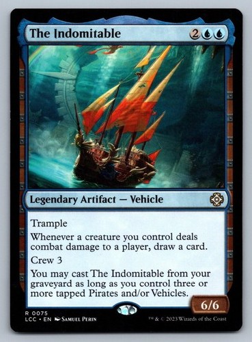 The indomitable commander - indomitable,