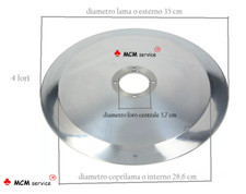 LAMA PER AFFETTATRICE RASSPE