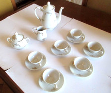 Servizio da caffè x 6. ( porcellana decorata, Richard Ginori ). VINTAGE , '50.