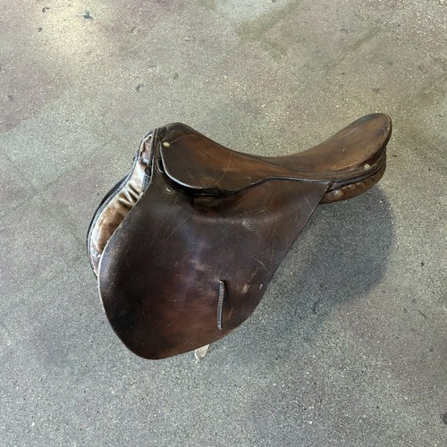 Sella western cavallo pelle