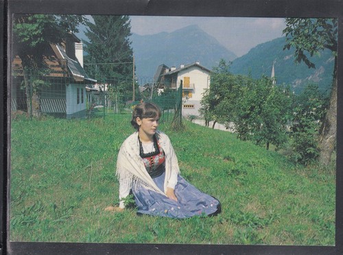 Cartolina costume scopa - cartolina, di