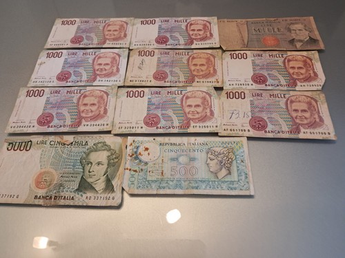 Banconote lire italiane - banconote, epoca