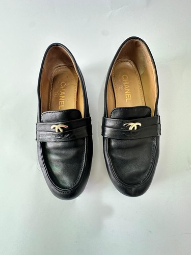 Mocassini chanel pelle - in,