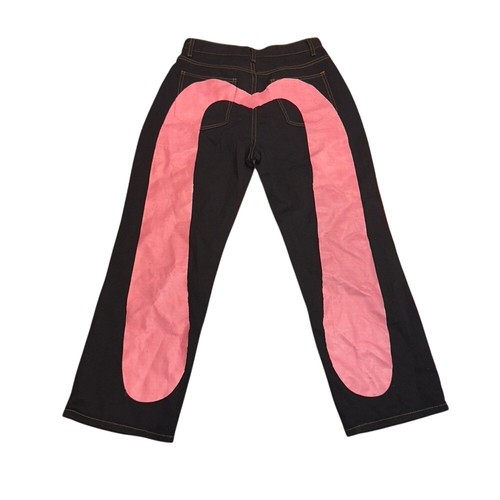Jeans donna stile evisu rosa - jeans,