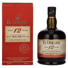 El Dorado 12 Years Old Finest Demerara Rum 40% Vol. 0,7l in confezione regalo
