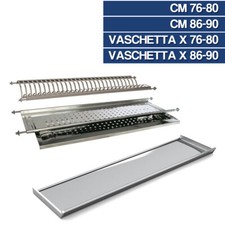 SCOLAPIATTI INCASSO ACCIAIO