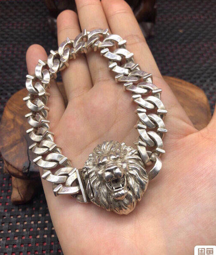 Bracciale testa leone - bracciale,