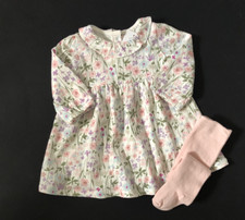 Vestito e collant floreale