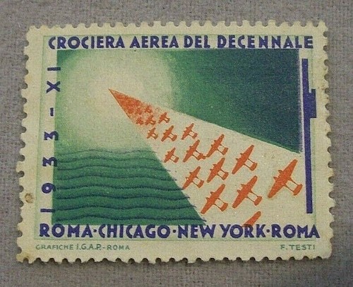Crociera aerea decennale 1933 - crociera,
