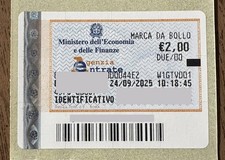 Marca da bollo 2 euro nuova 24