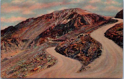 Cartolina pikes peak colorado - peak,,