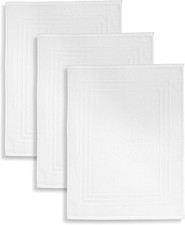 Set 3 Tappeti Bagno in Spugna