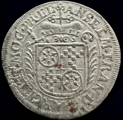 1694 mainz kreuzer argento - 1694,