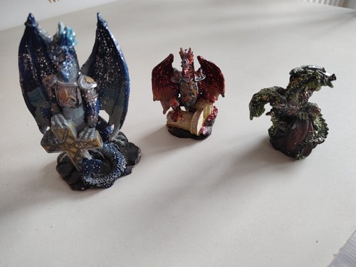 Drago gotico statuette resina - gotico,