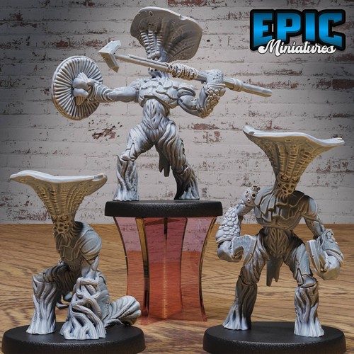 Miniatura mushroom folks d - miniatura, d&d