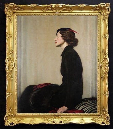 Antico dipinto olio fatto - , a