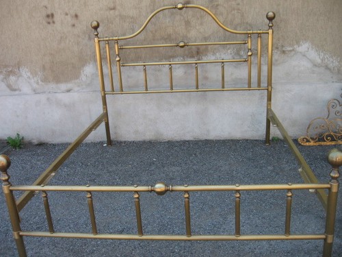 Letto ottone barocchetto - letto,
