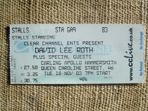 Biglietto concerto david lee - david,