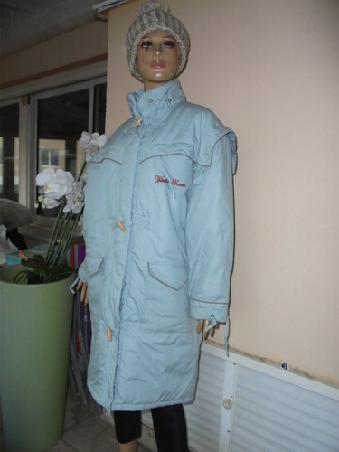 Manteau doudoune bleu ciel - manteau,
