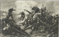 MILITARI - WW1 - 1914-15 Propaganda di guerra Battaglia presso Longwy  -mis138