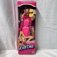 Barbie Superstar Vintage Mattel 1976 #9720 NUOVA NUOVA CON SCATOLA danneggiata difetto *LEGGI*