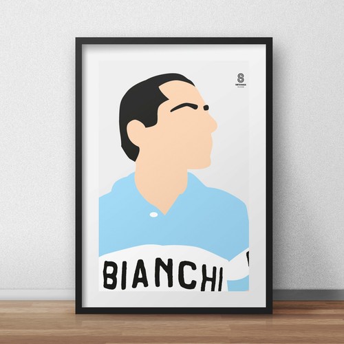 Ritratto fausto coppi - ritratto, di