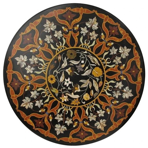 Tavolo floreale pietra - 36",
