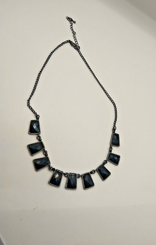 Collana anni vetro nero - 90,