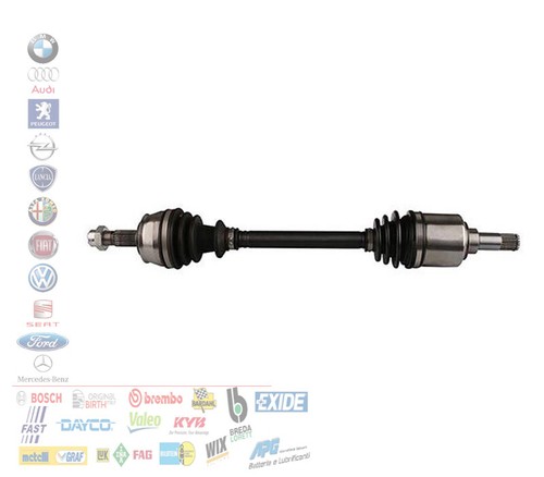 Semiasse semi albero sinistro - albero,