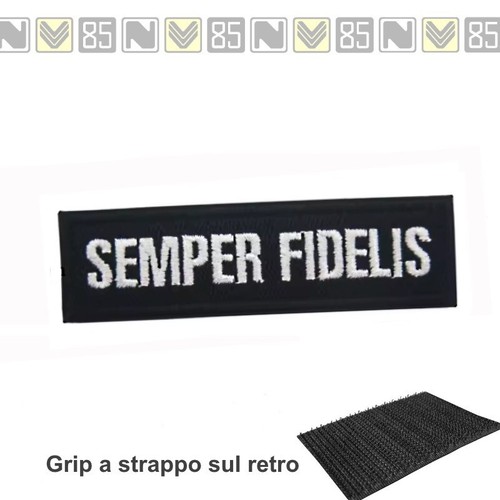 Patch ricamata semper fidelis - ricamata,