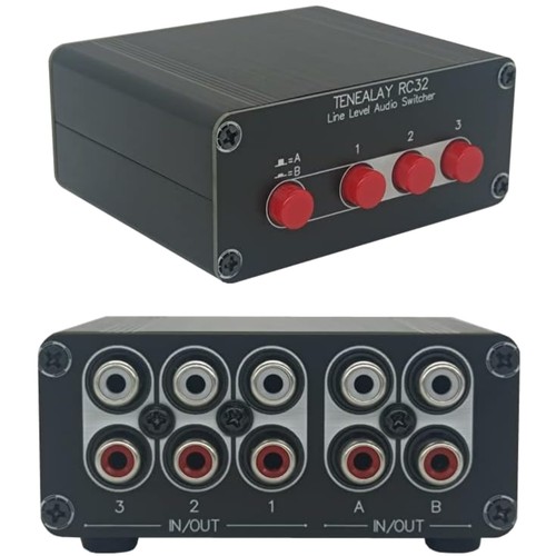 Interruttore audio stereo - , rca