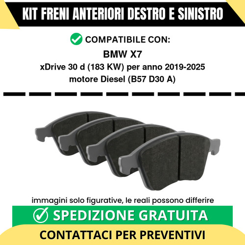 Pastiglie freno anteriori per - pastiglie,