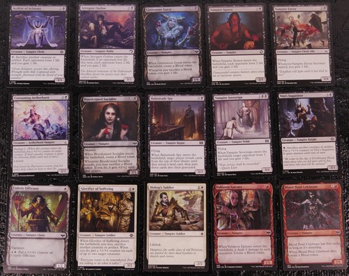 Mtg carte vampiro uniche - carte,