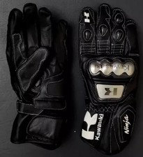 Uomo Guanti in Pelle da Moto