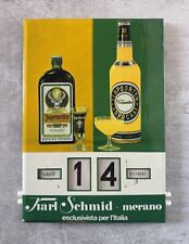 CALENDARIO PERPETUO KARL SCHMID MERANO JAGERMEISTER 35,5x25 - ORIGINALE ANNI 70