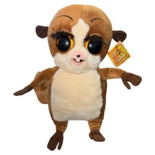 Peluche DreamWorks Madagascar Mort The Lemur Russ 2005 nuovo con etichetta 16 pollici