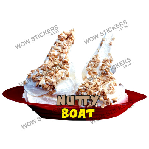 Adesivi furgone gelato nutty - adesivi,