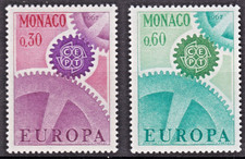FRANCOBOLLI 1967 MONACO EUROPA