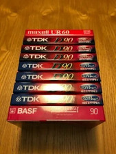 TDK D90 MAXELL UR90 BASF 90