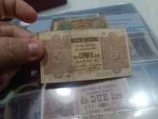 Biglietto consorziale 5 LIRE