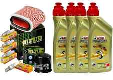 TAGLIANDO Honda VT 1100 C Shadow 1987 1988 CASTROL 10W40 F. OLIO ARIA CANDELE