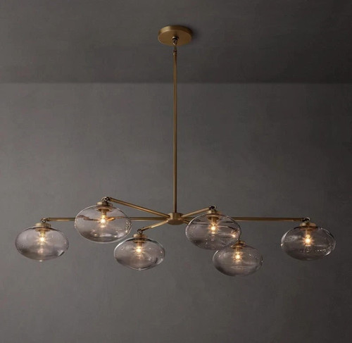 Lampadario moderno ottone 6 - in,