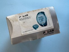 POLAR RS200G1 BLK vintage Running nuovo in scatola con segni evidenti del tempo