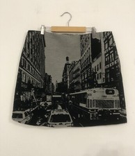 DESIGUAL Gonna grigia nera città - Varie Taglie