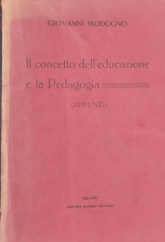 Concetto dell educazione e - il,