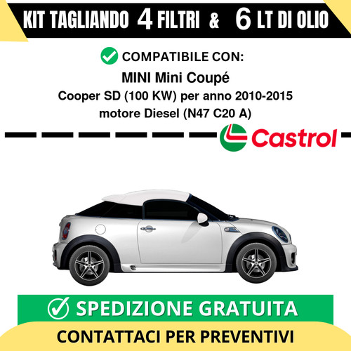 Tagliando per mini coupé - per,