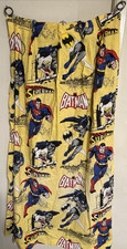 Tende Batman & Superman 1974 vintage - 60" x 24" - Classic DC Comics - rare